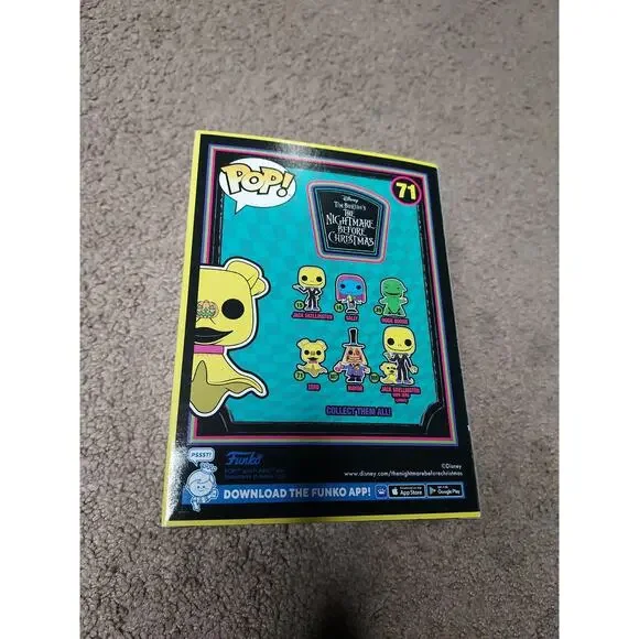 NEW Funko POP! The Nightmare Before Christmas ZERO Blacklight #71 - Picture 4 of 7